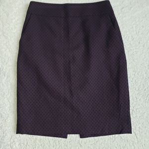 Express Burgundy & Navy Womens Skirt Pockets Size4